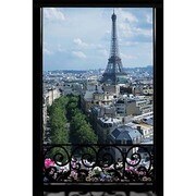 S1888 [Sイラストポスター PARIS WINDOW]
