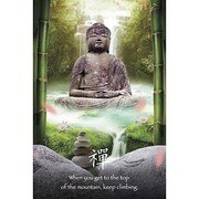 S1905 [Sイラストポスター ZEN BUDDHA]