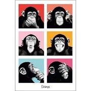 S1924 [Sイラストポスター THE CHIMP pop]