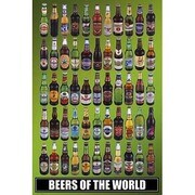 S1929 [Sイラストポスター BEERS OF THE WORLD]