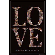 S1942 [Sイラストポスター MADALENES HEARTS  love]