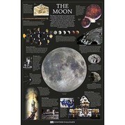 S1958 [Sイラストポスター THE MOON Dorling Kindersley]