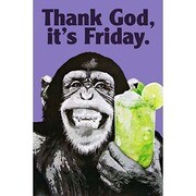 S1967 [Sイラストポスター THE CHIMP Friday]