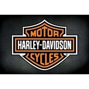 S1985 [Sイラストポスター HARLEY DAVIDSON Logo]