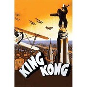 S2357 [Sシネマポスター KING KONG air plane]