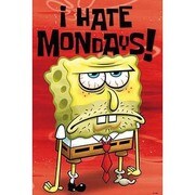 S2457 [Sシネマポスター SPONGEBOB I Hate Mondays]