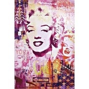 S2466 [Sシネマポスター MARILYN MONROE city collage]