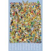 S2506 [Sシネマポスター THE SIMPSONS cast 2012]