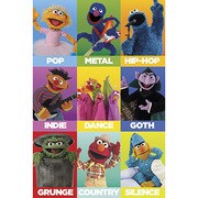 S2513 [Sシネマポスター SESAME STREET Music Genres]