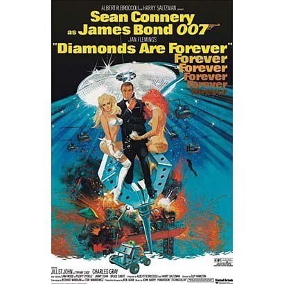 S2529 [Sシネマポスター JAMES BOND Diamonds Are Forever]