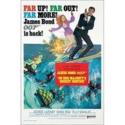 S2534 [Sシネマポスター JAMES BOND On Her Majesty's Secret Service - Skiing]