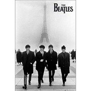 S3326 [ミュージシャンポスター THE BEATLES in paris]