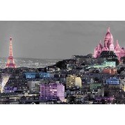 S4006 [Sイラストポスター PARIS Colour Splash]