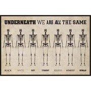 S4007 [Sイラストポスター UNDERNEATH WE ARE ALL THE SAME]