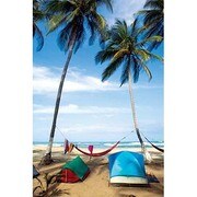 S4009 [Sイラストポスター LIFE'S A BEACH]