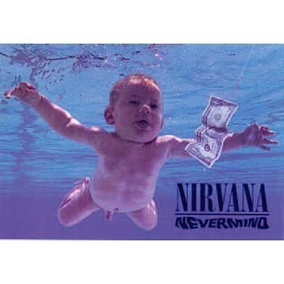S401 [ミュージシャンポスター NIRVANA NEVER MIND（baby）]