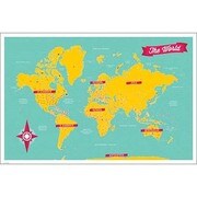 S4015 [Sイラストポスター THE WORLD]