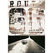 S4019 [Sイラストポスター ROUTE 66 mosaic]