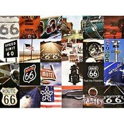 S4020 [Sイラストポスター ROUTE 66 usa]