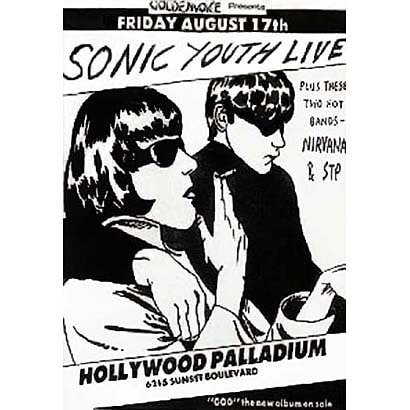 S771 [ミュージシャンポスター SONIC YOUTH-LIVE]