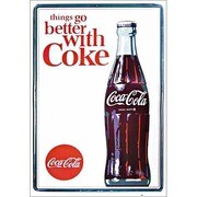 S4030 [Sイラストポスター COCA THINGS GO BETTER]