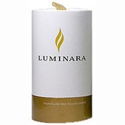 LEDキャンドル LUMINARA(ルミナラ)ピラー3.5×5 ギフトボックス付き アイボリー 03000000B