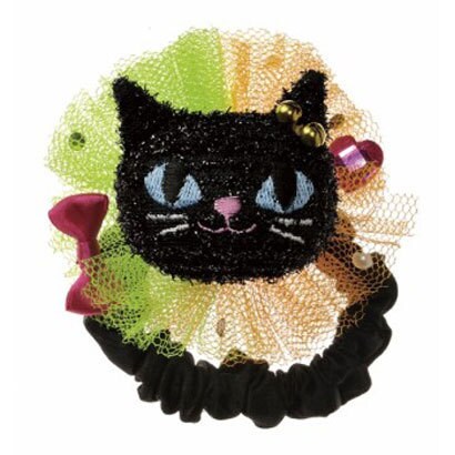 3768 [ハロウィンチュールシュシュ 黒ねこ]