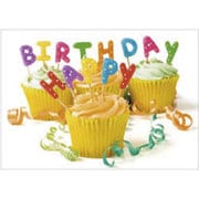 ポストカード Happy birthday cupcakes PHC2794