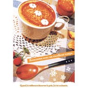 ポストカード Cappuccino Flower (11-1) CDT-226