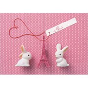 ポストカード Eiffel Tower with rabbits (5-3) CP2787