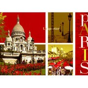 ポストカード Paris （6-1） 7511800044