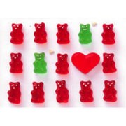 ポストカード Gummy Bears and heart (6-4) PHC2392