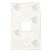 ブルー FL-SW-BL flap flap スイッチプレート 1穴