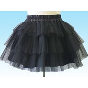 ふわっとパニエ ブラック
