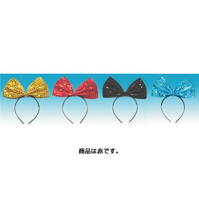 カチューシャBOWタイ 赤