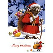 ポストカード STAR WARS クリスマス ヨーダ (13-3) HESW-01
