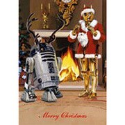 ポストカード STAR WARS クリスマス C-3PO & R2-D2 (13-3) HESW-02