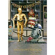 ポストカード STAR WARS クリスマス C-3PO & R2-D2 (13-3) HESW-03