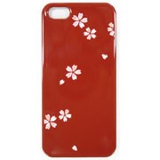 I5-RD0-002 [iPhone5用カバー 螺鈿 レッド]