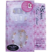 esネイル×デコストーン Love White EDZ-1-02