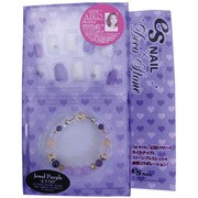 esネイル×デコストーン Jewel Purple EDZ-1-08