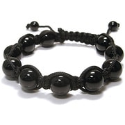 シャンバラブレス 12mm ブラックストーン MLB-2-01