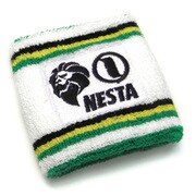 NNZ-53-02 [NESTA BRAND ネスタブランド リストバンド/ネスタライオン×ロゴ/WHITE]