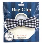 TIZ-1-02 BowTieBagClip CheckGreen