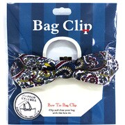 TIZ-1-06 BowTieBagClip PaisleyDarkRed