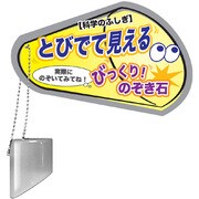 TVL-1-01 [びっくり！のぞき石キーチェーン ホワイト]