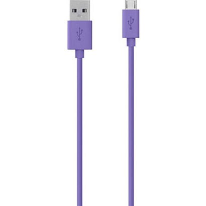 MixIt UP マイクロUSBケーブル パープル F2CU012bt04-PUR
