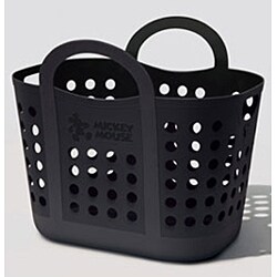 ヨドバシ Com 錦化成 ミッキーマウス トートバスケットl ブラック 通販 全品無料配達