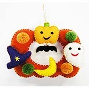 フェルト ハロウィンリース ハロウィンリース