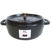 ワイドラウンドオーブンシャローココット26cmBlack 並行輸入品 1112625